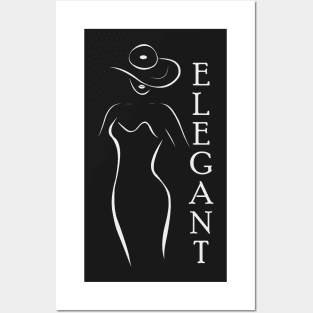 Elegant Lady Posters and Art